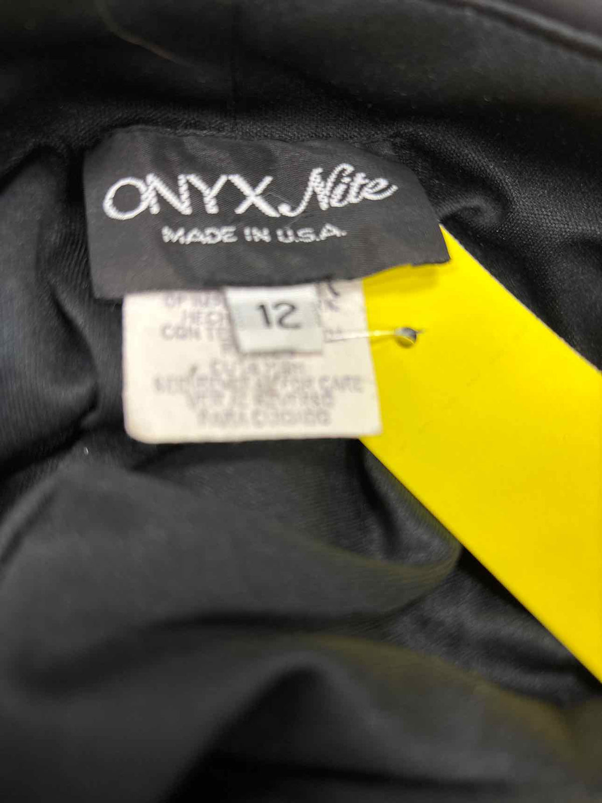 Onyx Nite Size 12 Black Preloved Dress
