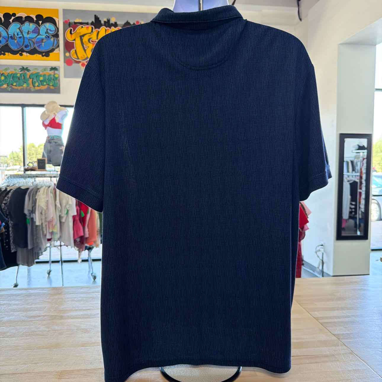 Nat Nast Size XXL Blue Preloved MENS Polo
