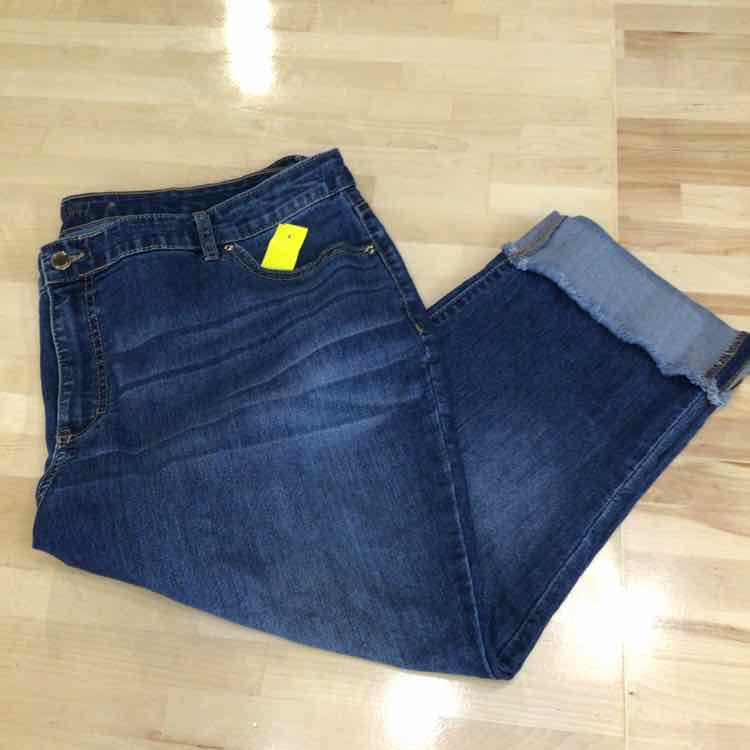 Jennifer Lopez Size 22 Blue Denim Preloved Jeans