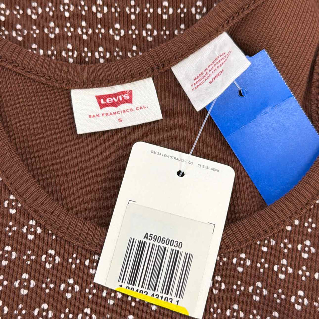 Levi's Size S Essential Ribbed Tank Top