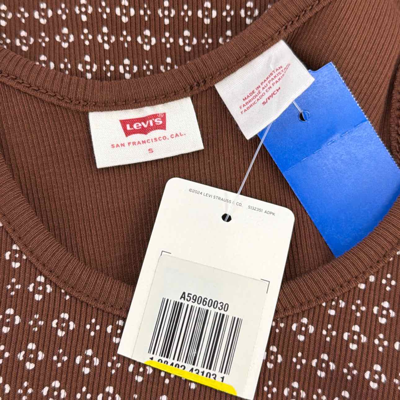 Levi's Size S Essential Ribbed Tank Top