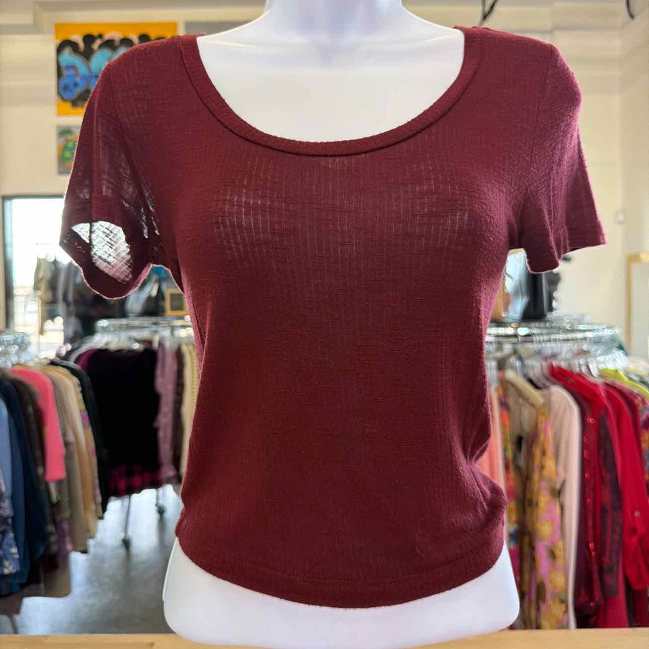 American Dream Size S Red Preloved T-shirt