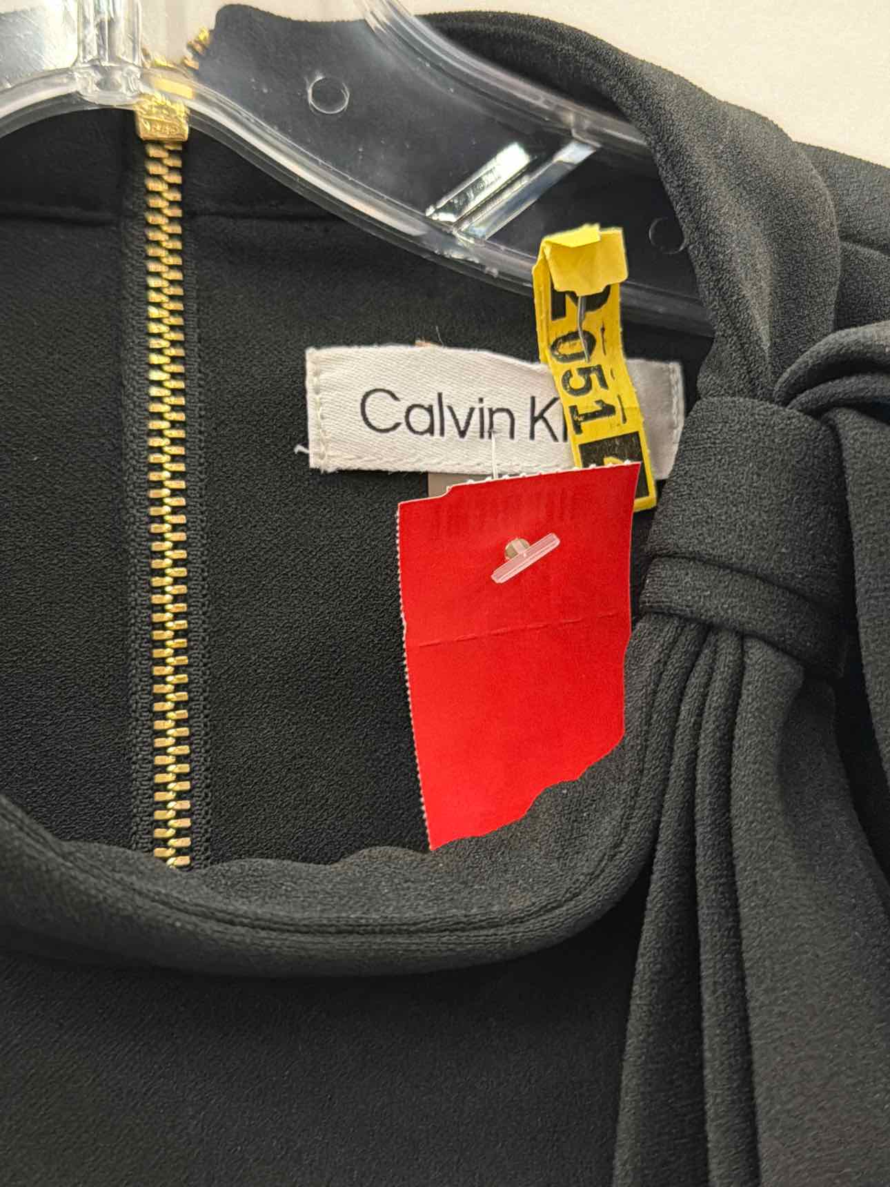 Calvin Klein Size 16 Black Used Dress