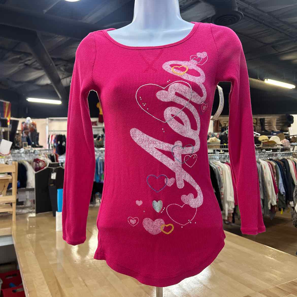 AERO Size S Pink Preloved Longsleeve