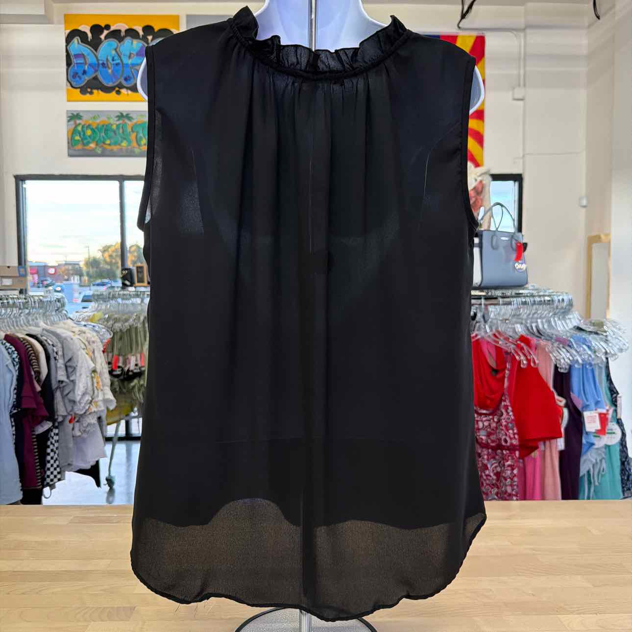 Jon & Ana Size XL Black Preloved Sleeveless