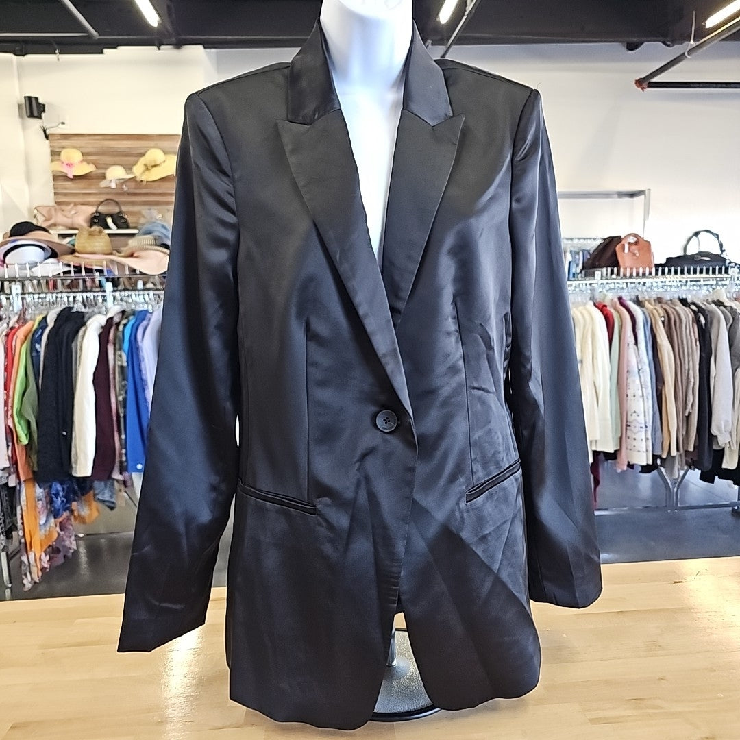 Calvin Klein Size M Black Blazer