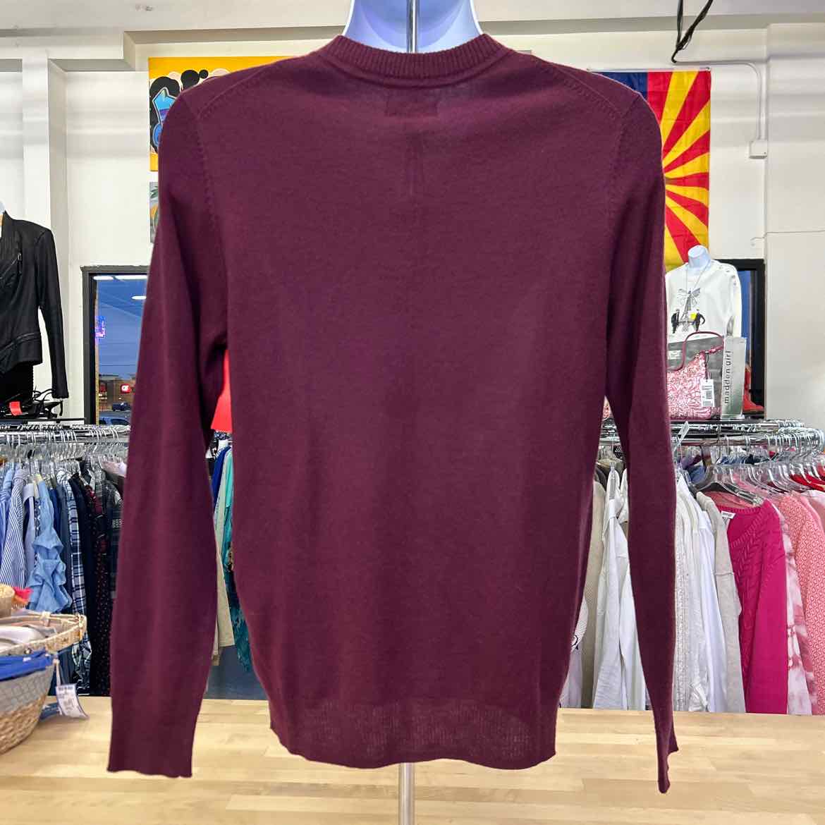 Alfani Men's Long-Sleeve V-Neck Merino Sweater