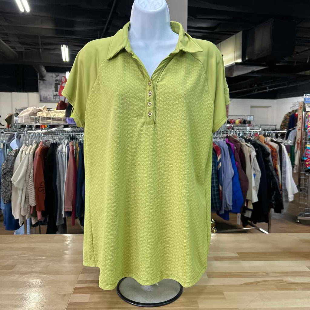 Cutter & Buck Size L Green Preloved Polo