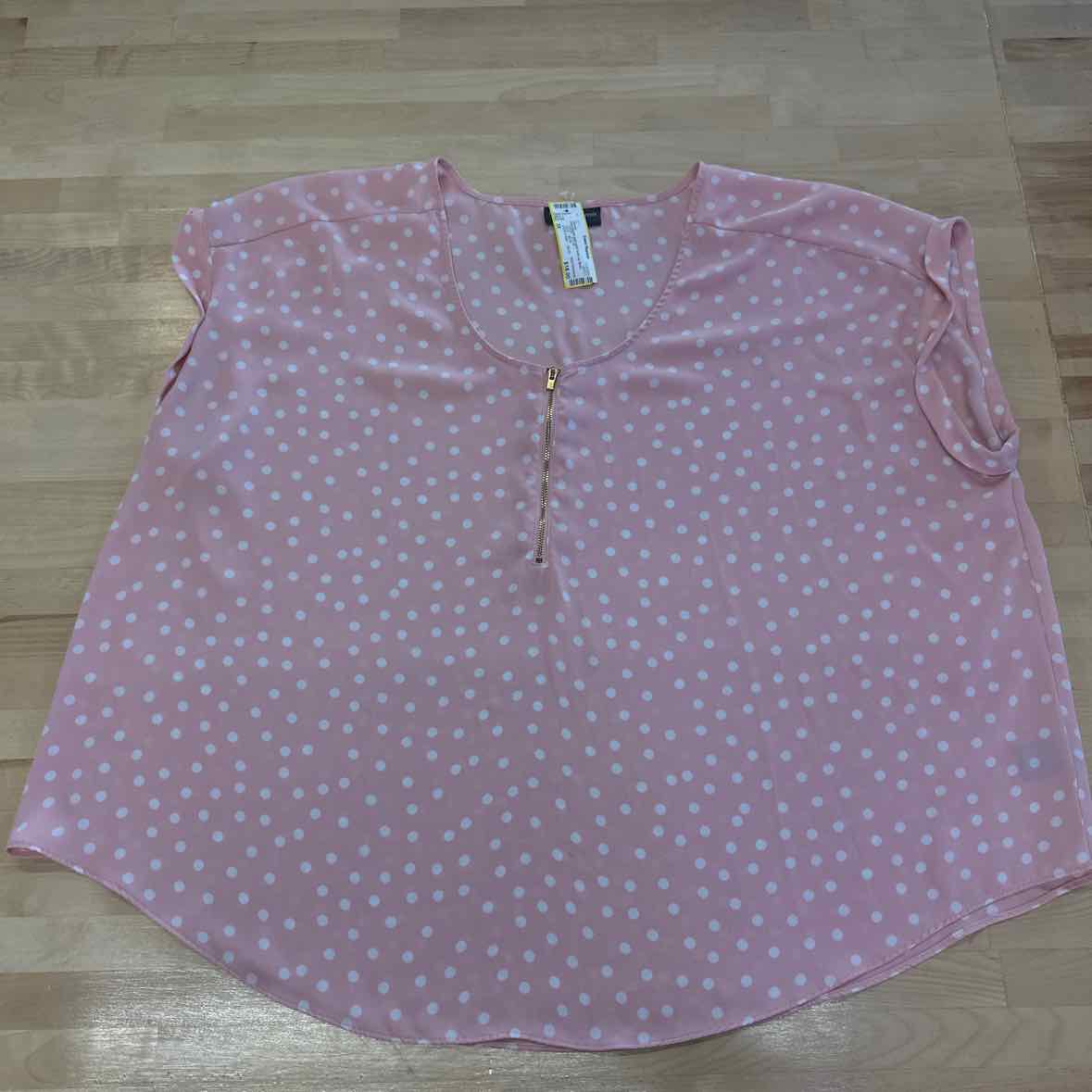 Bold Elements Size 3X Pink Blouse