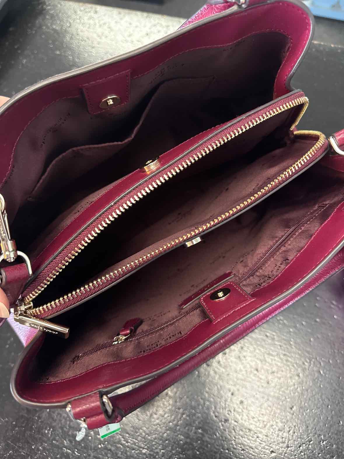 Kate Spade Maroon/Purple Handbag