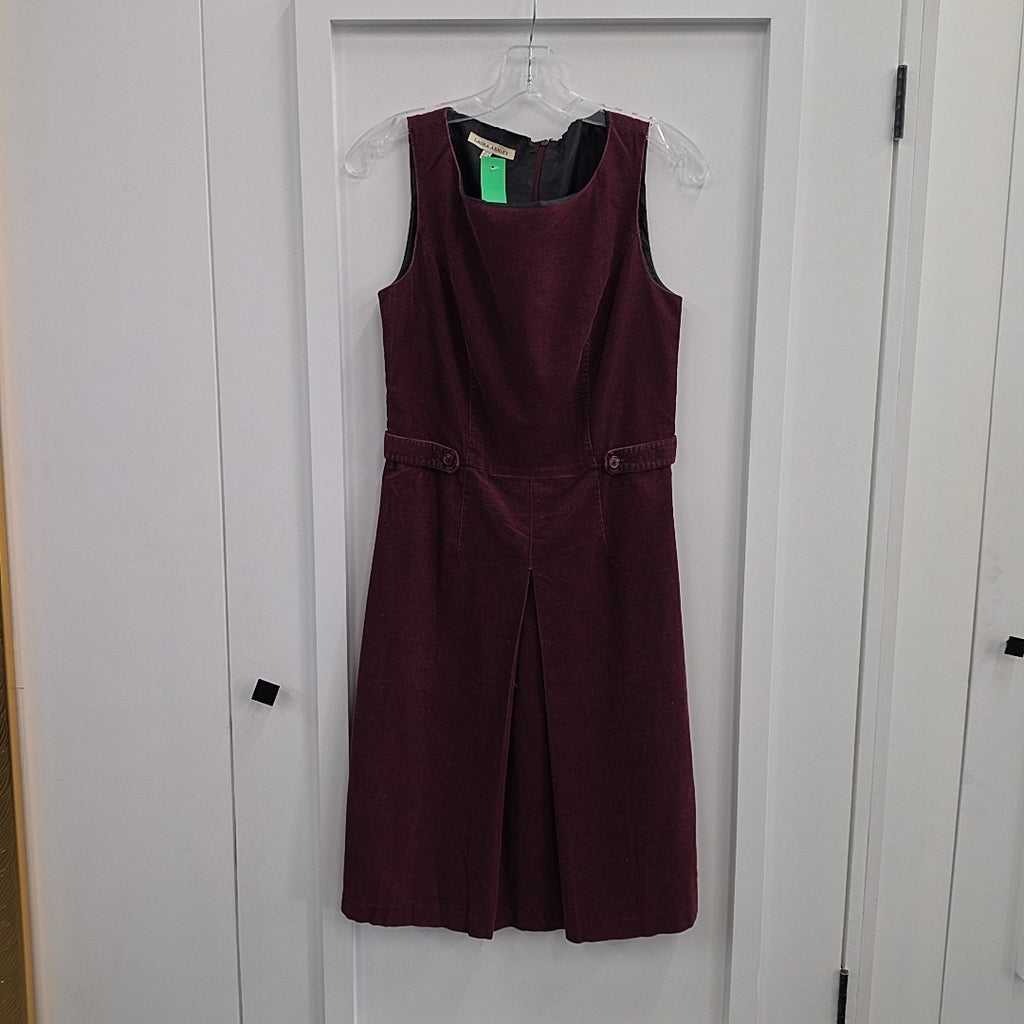 Laura Ashley Size 6 Maroon Preloved Dress