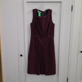 Laura Ashley Size 6 Maroon Preloved Dress