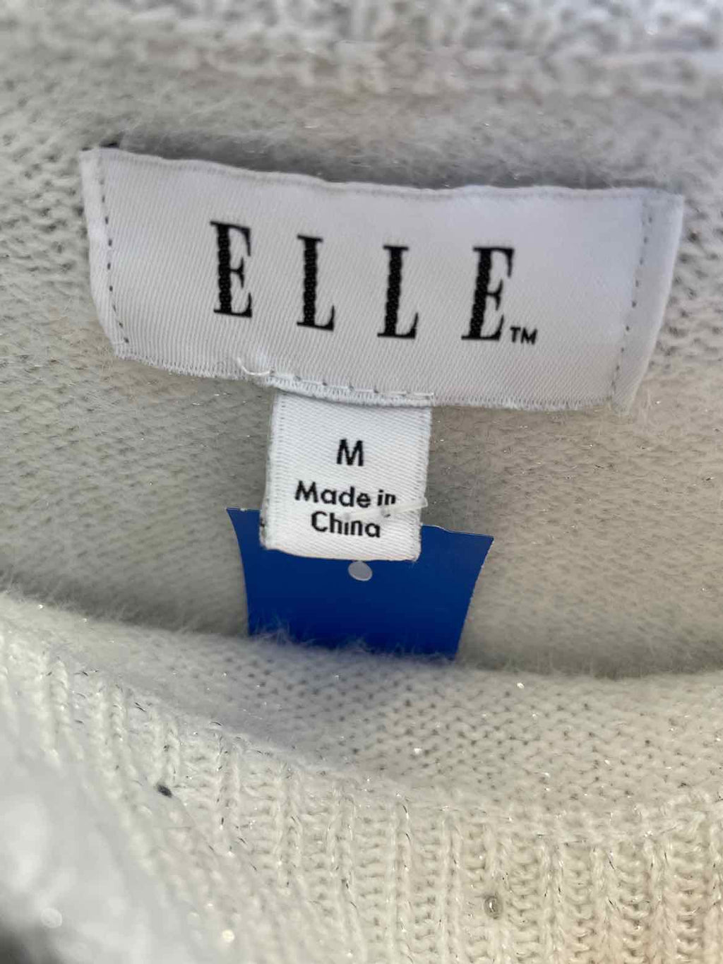 Elle Size M White Sweater
