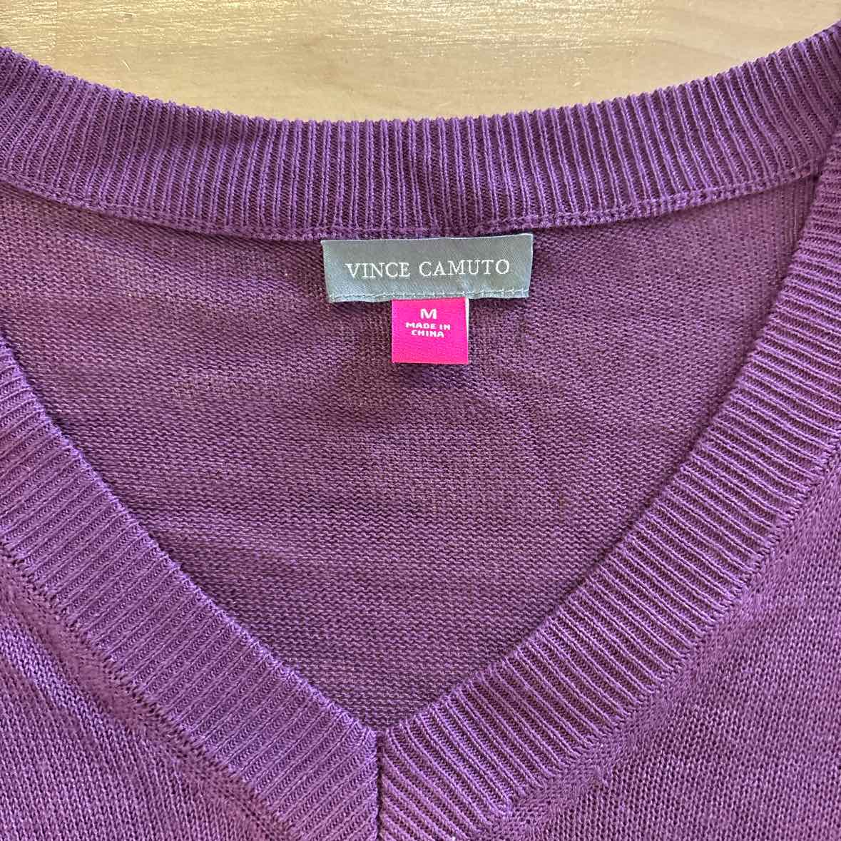 Vince Camuto Size M Purple Blouse