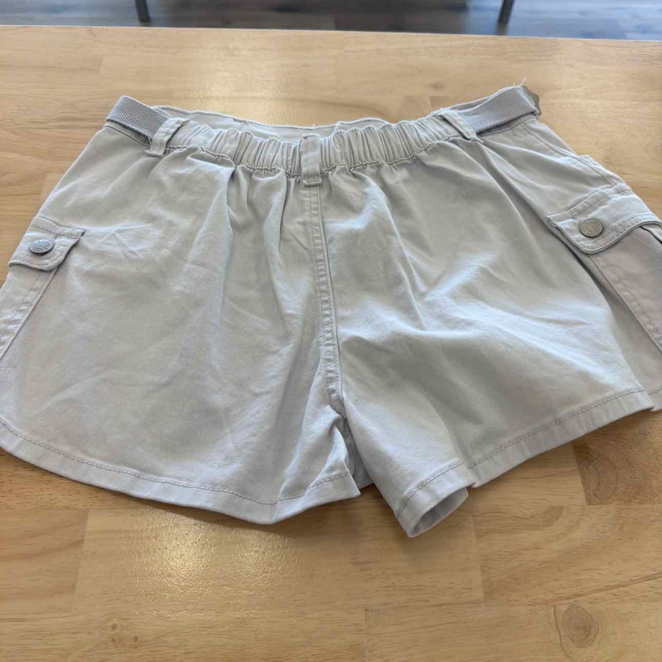 Madden Girl Women Size XL  Gray New Shorts High Rise Utility Shorts