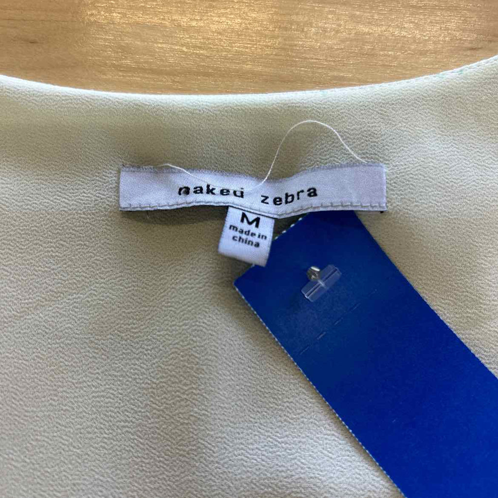 Naked Zebra Size M Green Tank