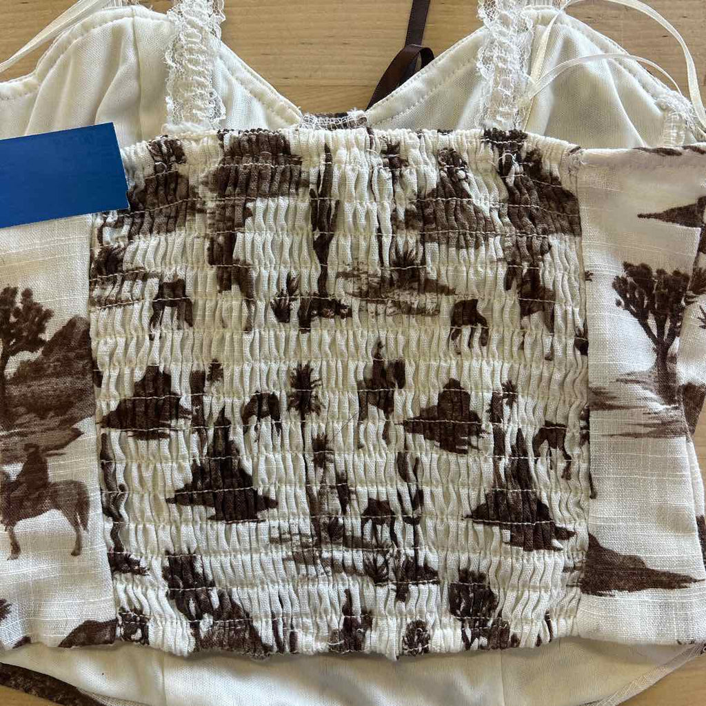 Thirty Thirty Size XS White Preloved Tank