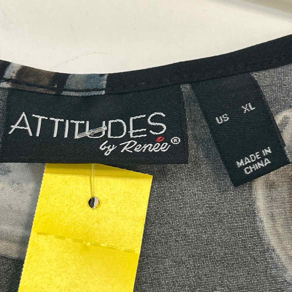 Attitude Size XL Black Preloved Dress