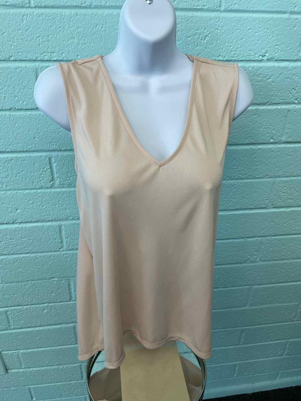 Nine West Size S Beige Sleeveless