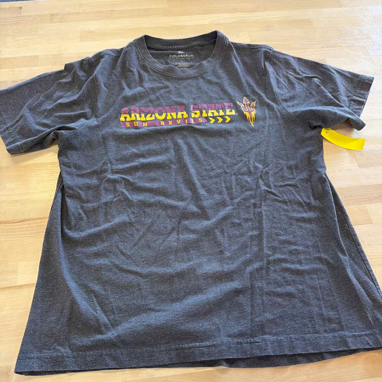 Colosseum Size L Gray T-shirt