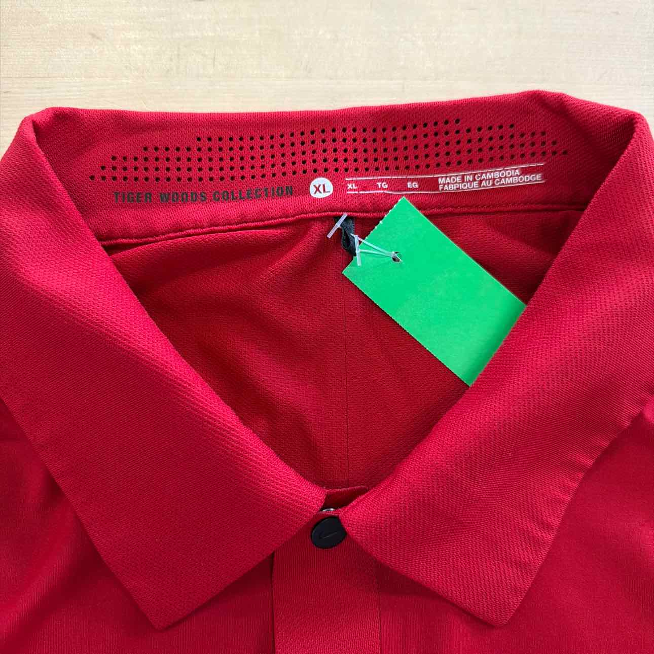 Nike Size XL Red Preloved MENS Polo