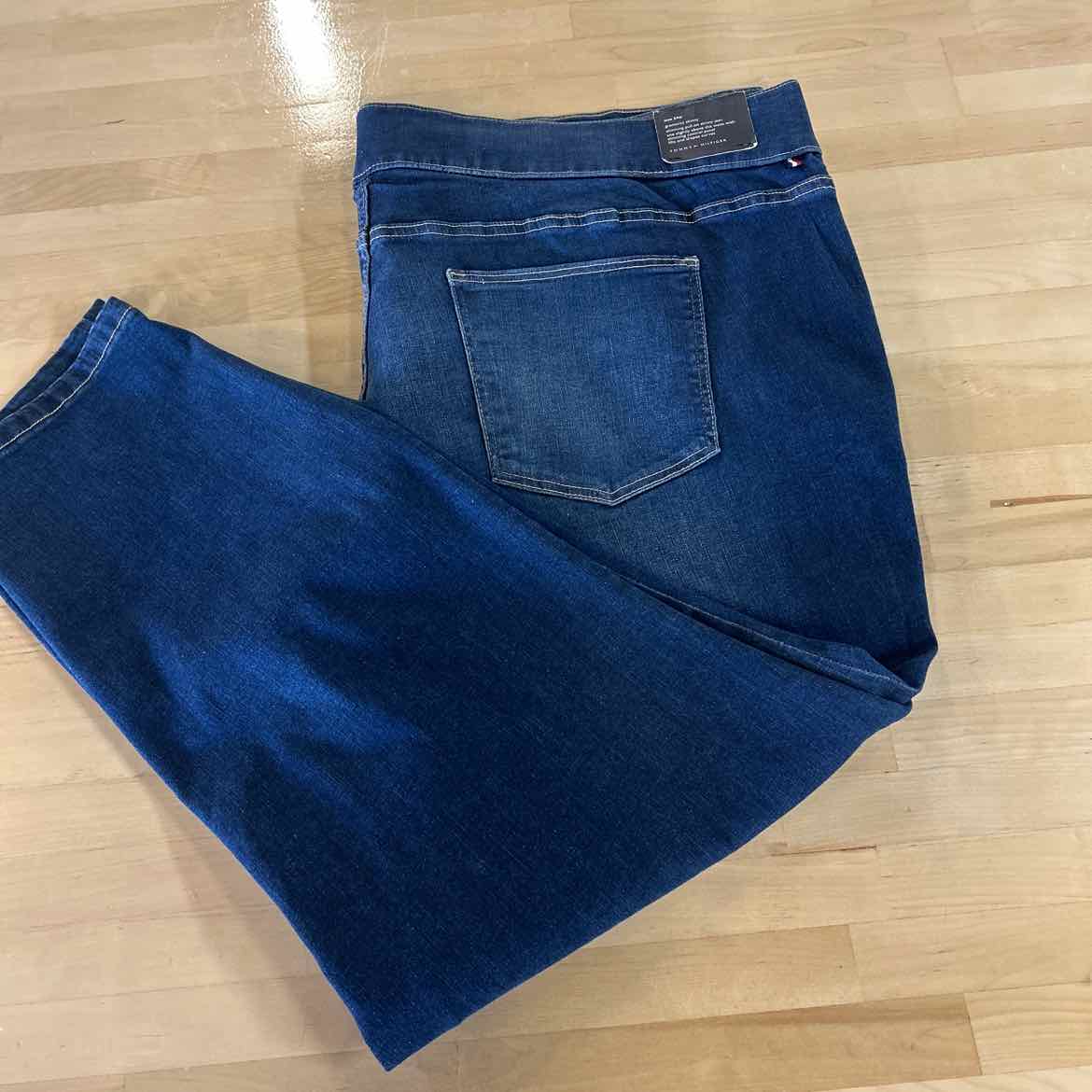 Tommy Hilfiger Size 24W Plus Size Th Flex Gramercy Pull-on Jeans - Rem Wash