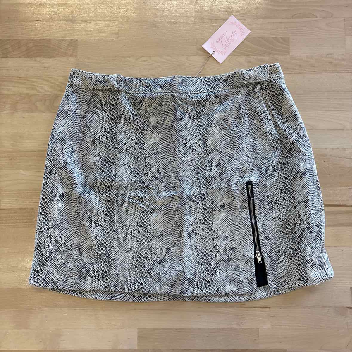 Hem&thread Size L Gray Skirt