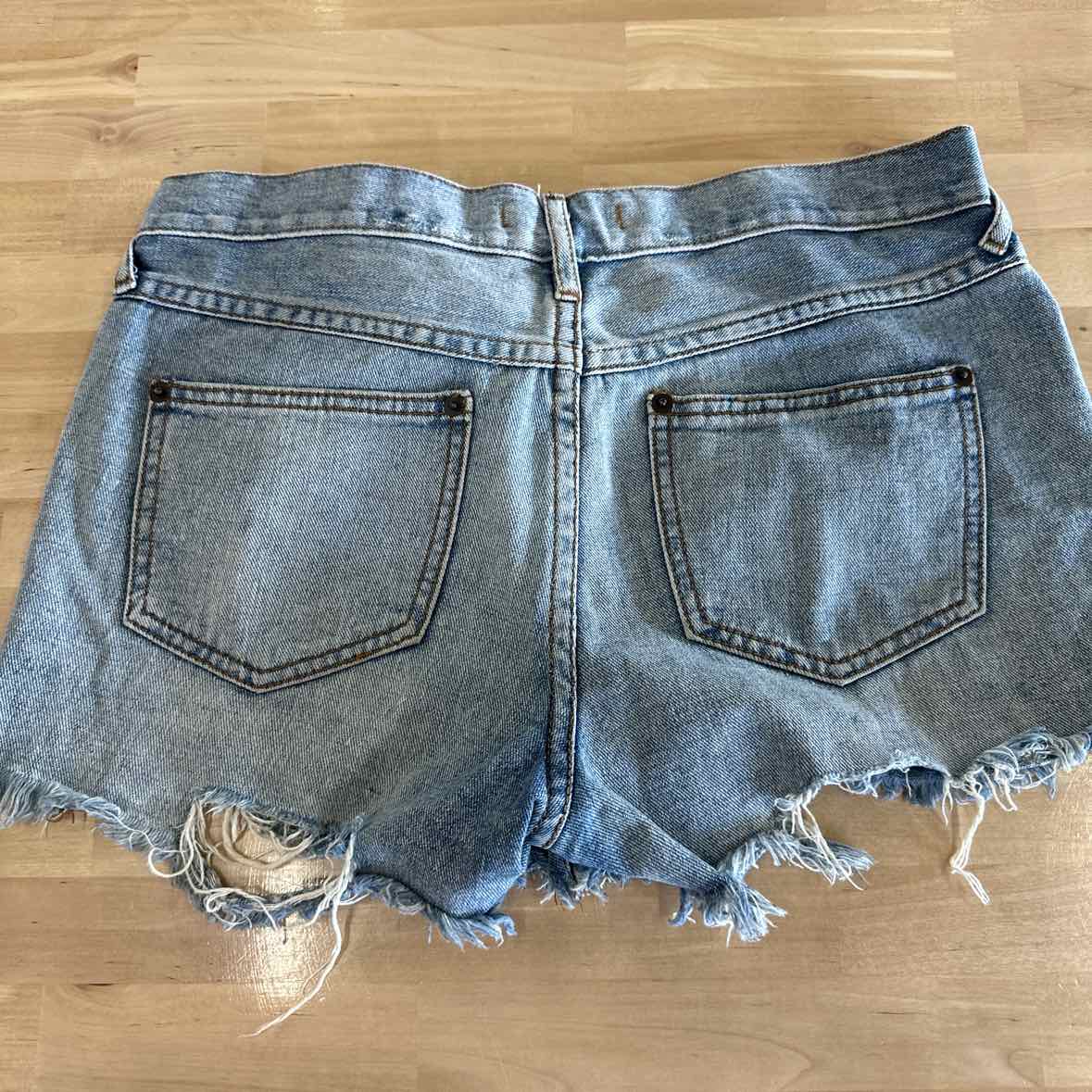 Free People Size 26 Blue Shorts