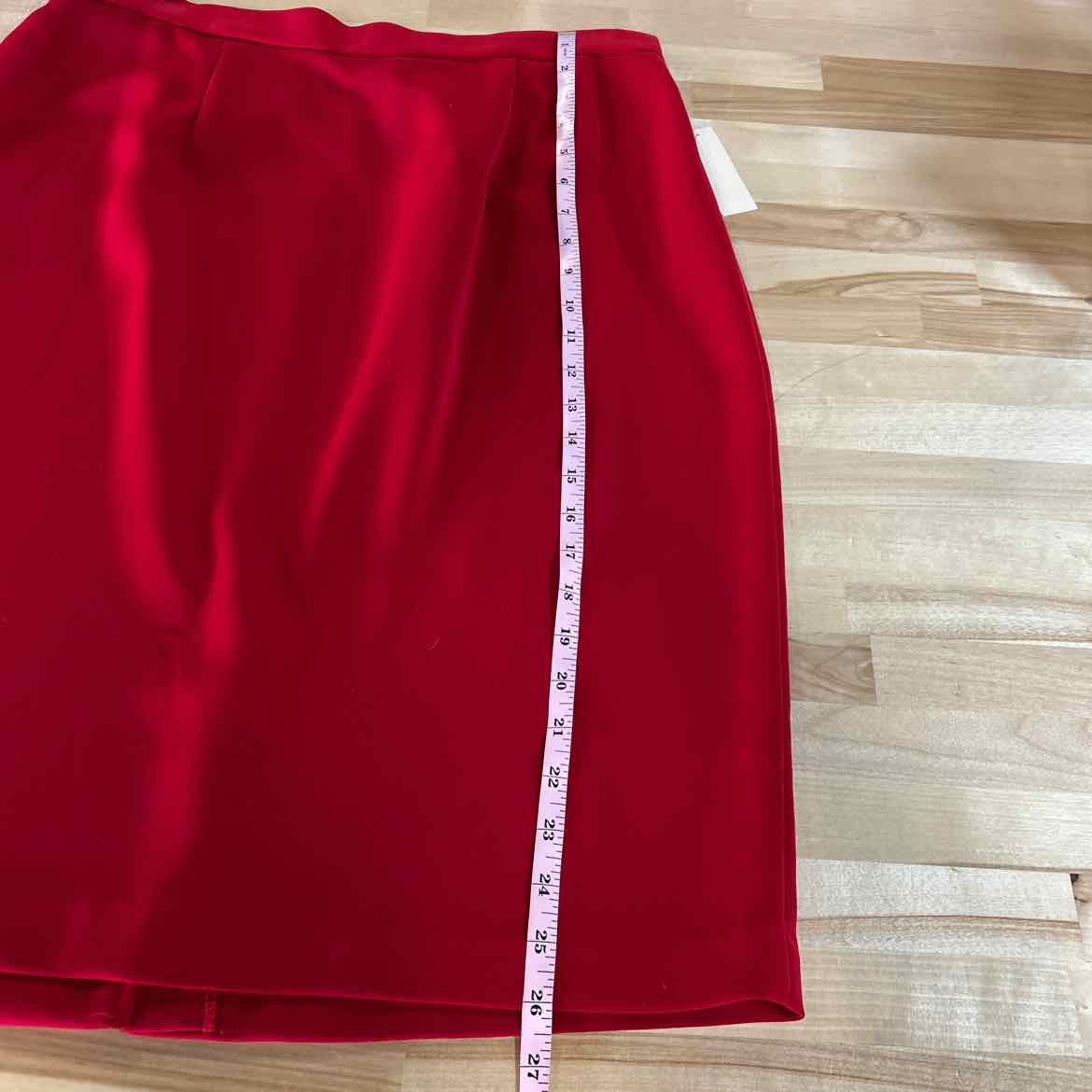 Amanda Smith Size 16 Red Black Faux Fur New Twinsets