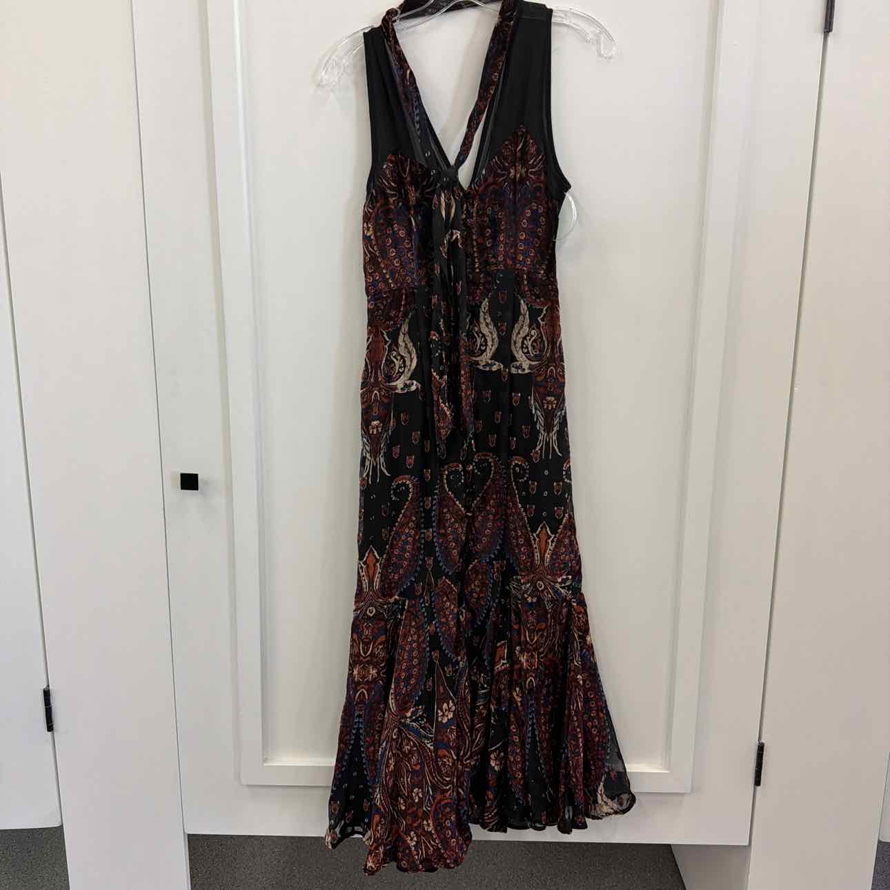 Free People Size 4 Black Velvet Preloved Dress
