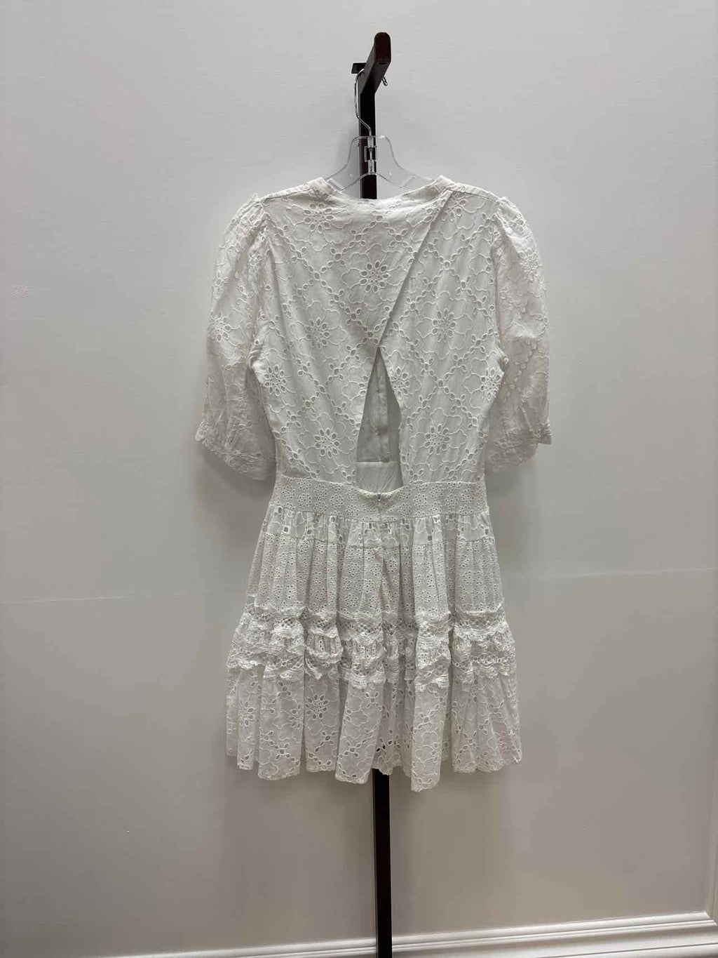 Avantlook Size S White eyelet Dress