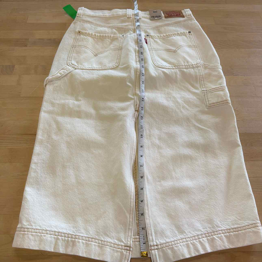Levi's Women's Cotton High-Rise Back-Slit Denim Skirt - Truth Slip
