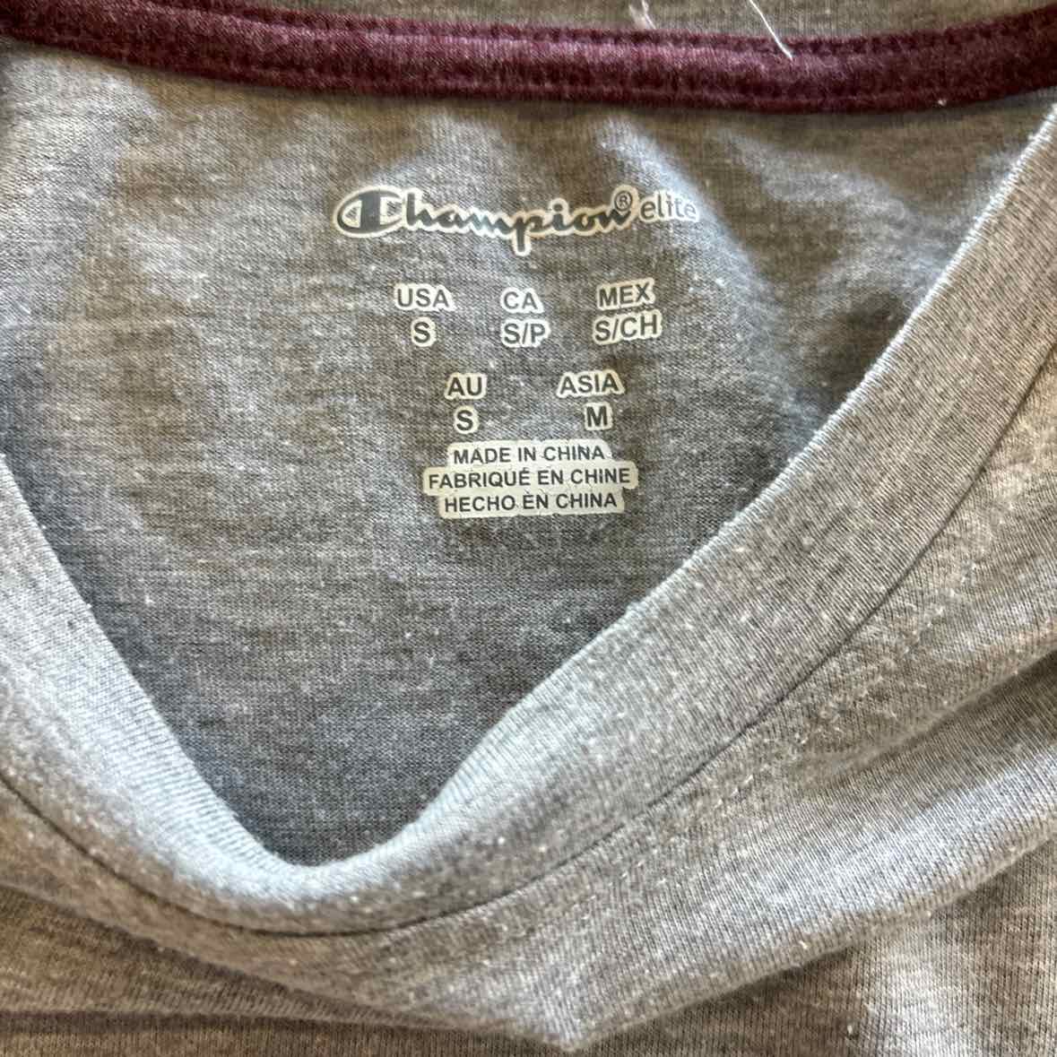 Champion Size S Gray T-shirt