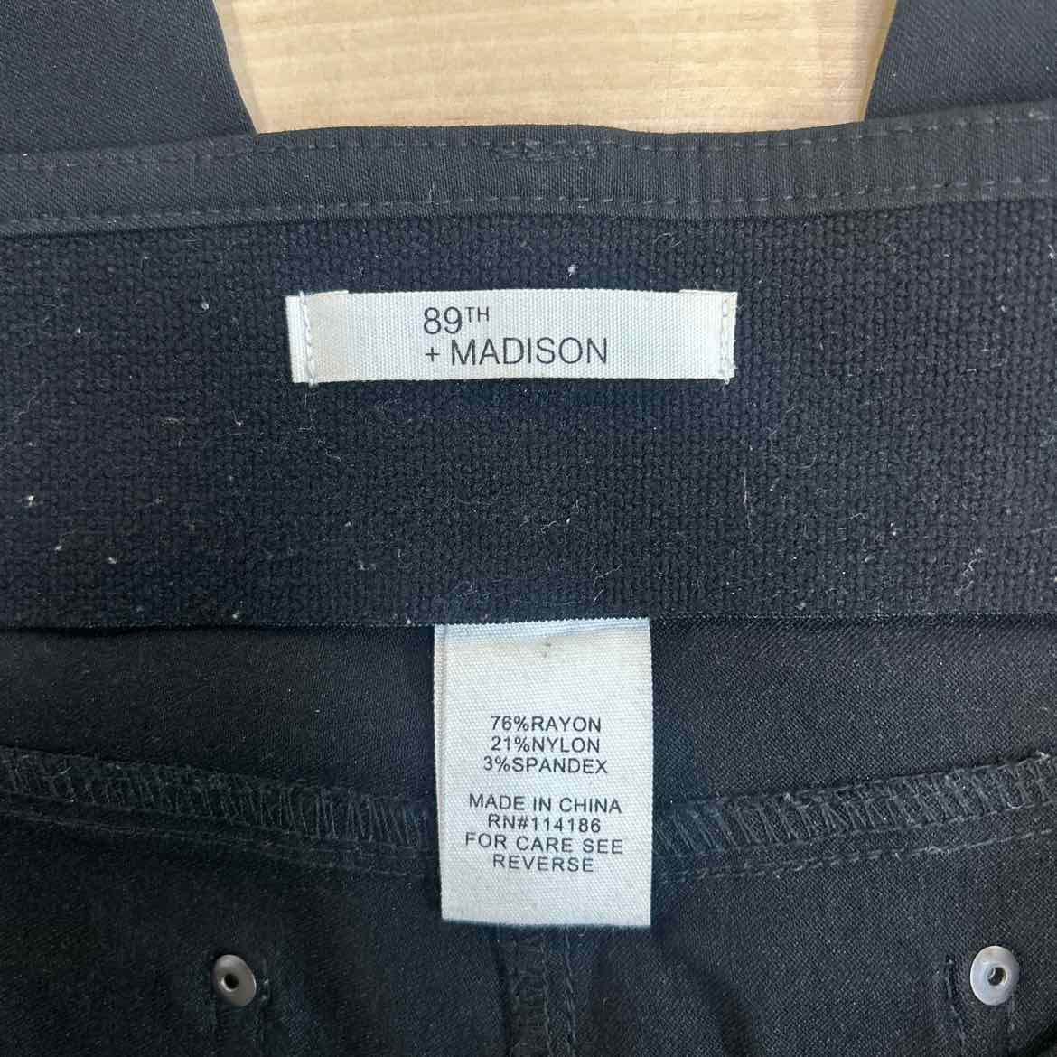 89th & Madison Size S/M Black Preloved Pants