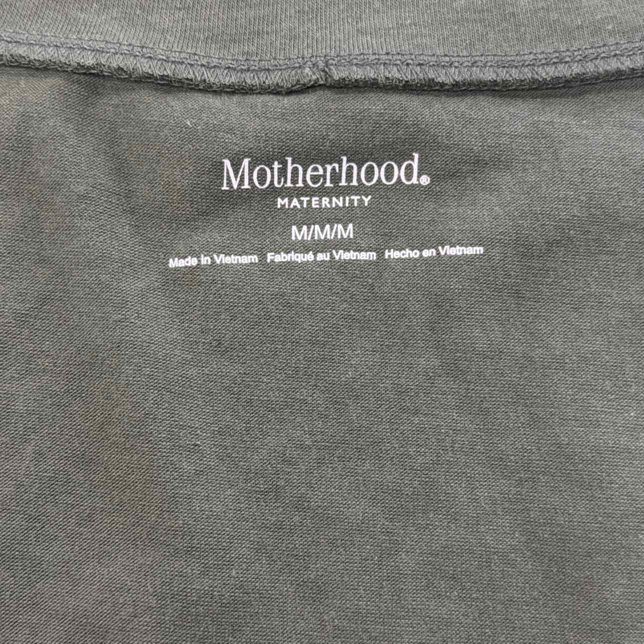 Motherhood Maternity V-Neck Side Ruched Maternity Tee