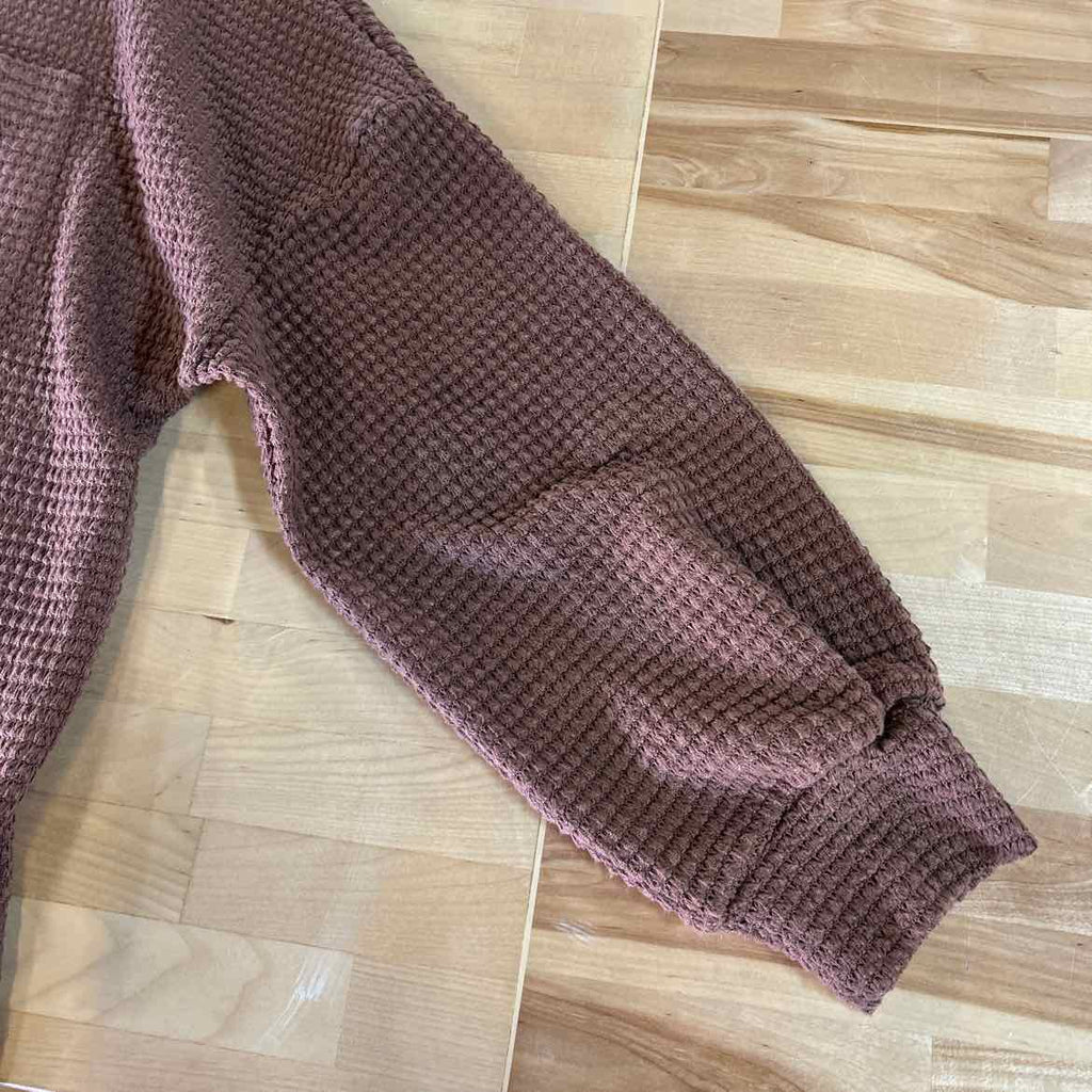 Dokotoo Size M Brown Knit Preloved Cardigan