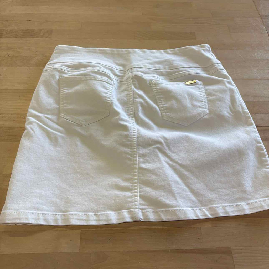S.C. & Co. Size L White Denim Preloved Skorts