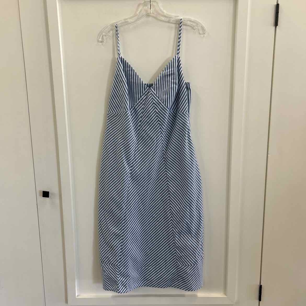 Atmos&Here Size 12 Blue & White Preloved Dress