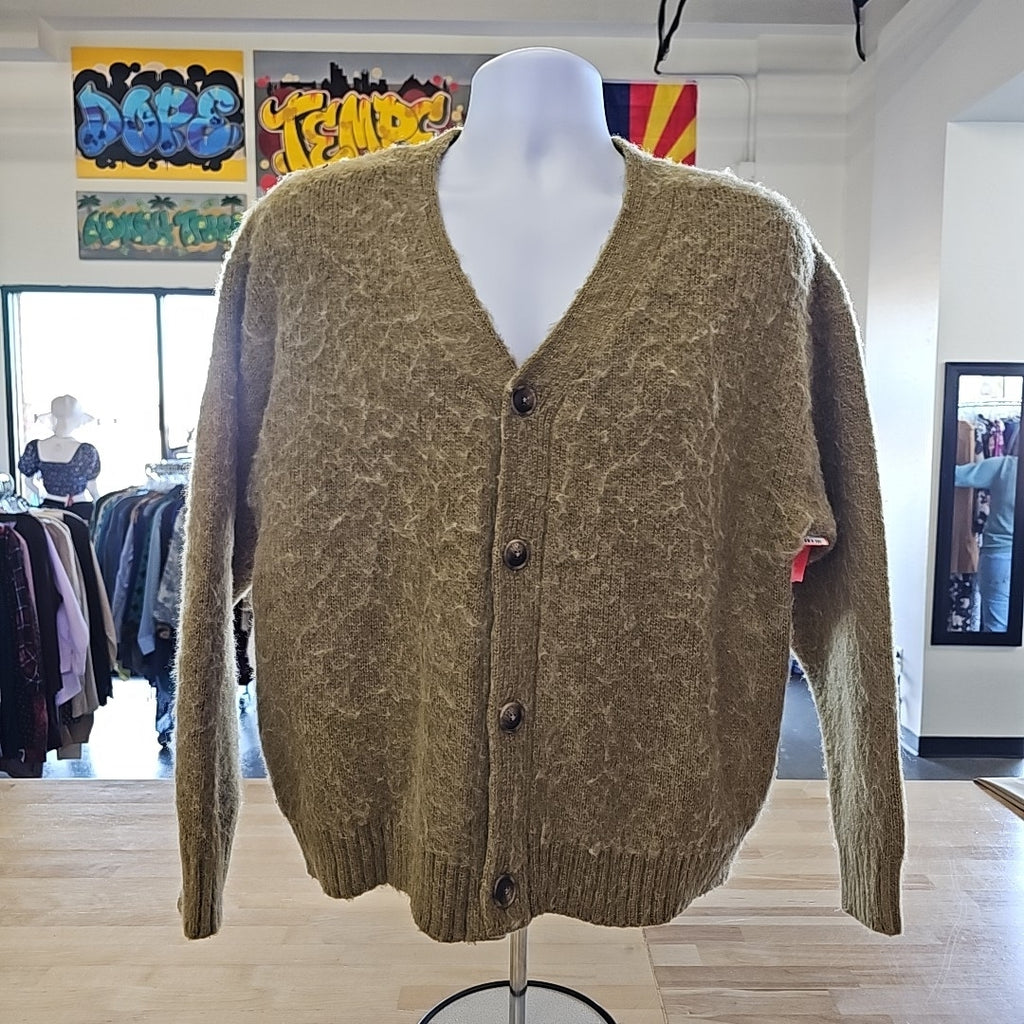Cotton On Size L Green New MENS Cardigan