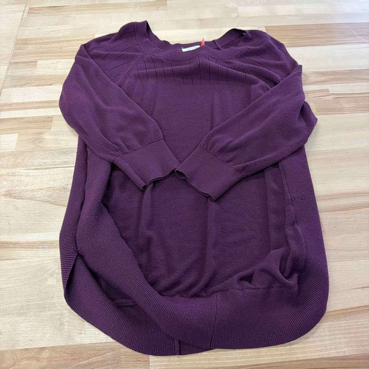 Maurices Size L Purple Used Sweater