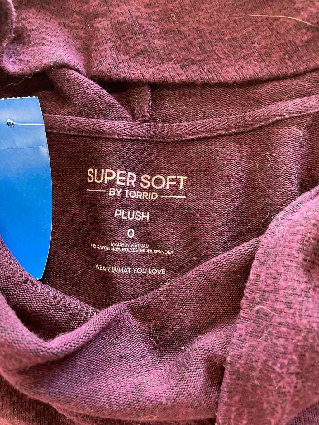 Torrid Size 0 Purple Long Sleeve