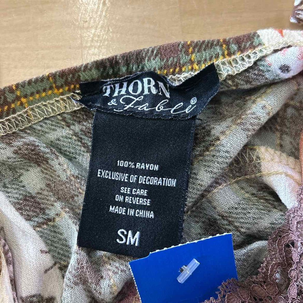 Thorn & Fable Size S Multi-Color Preloved Dress