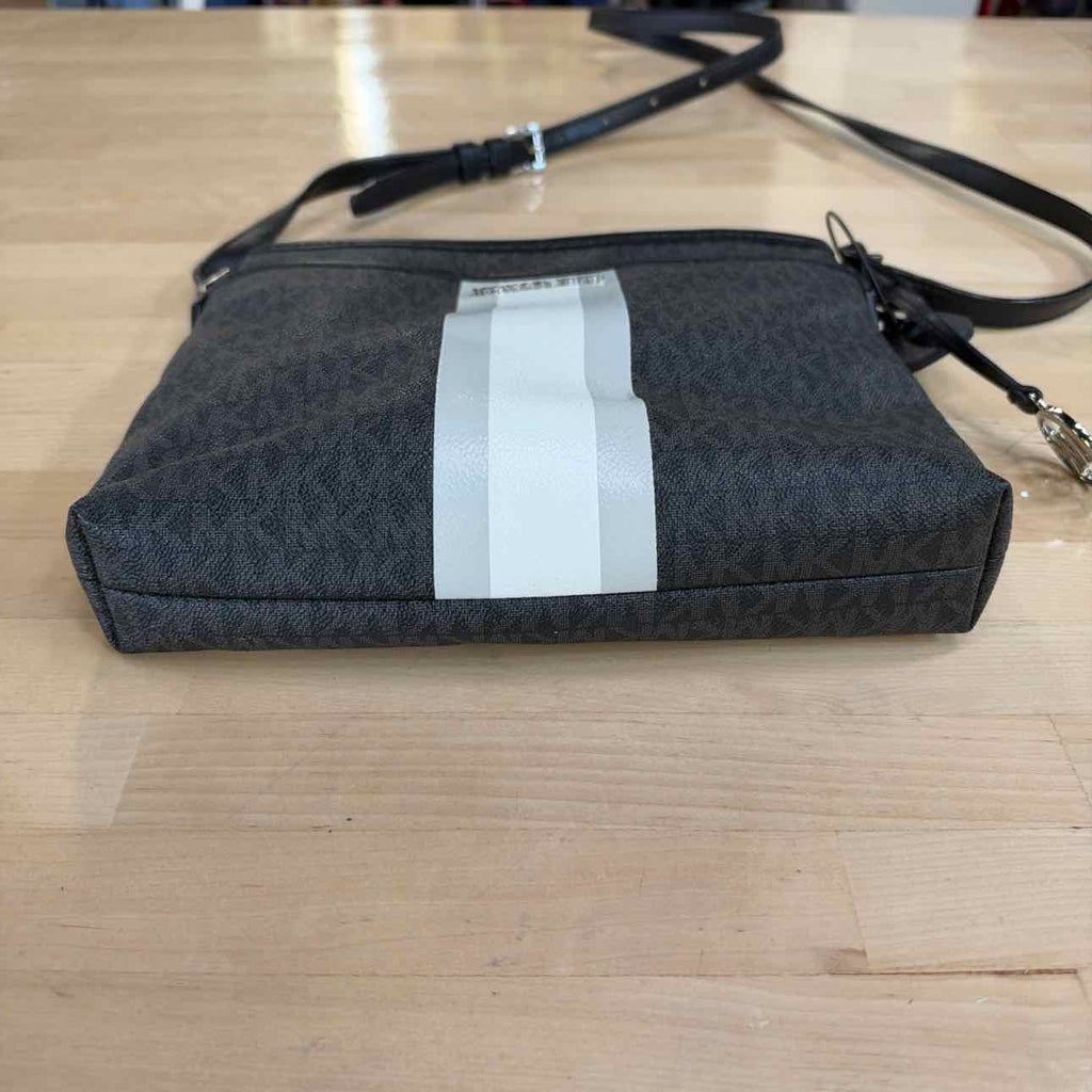 Michael Kors Black Square Leather Crossbody
