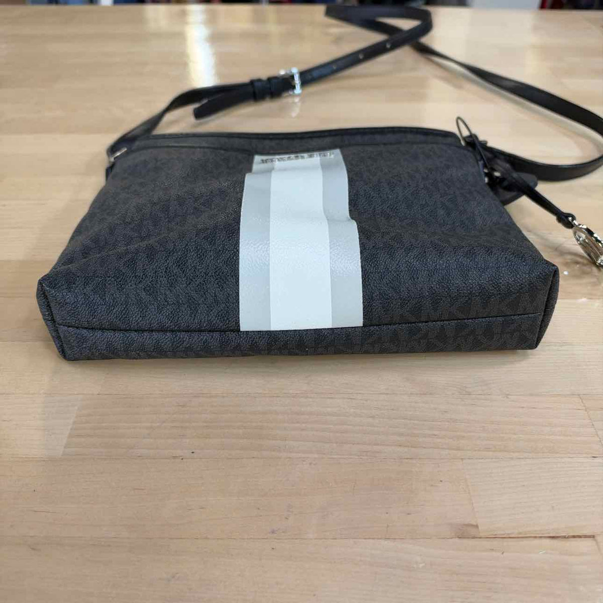 Michael Kors Black Square Leather Crossbody