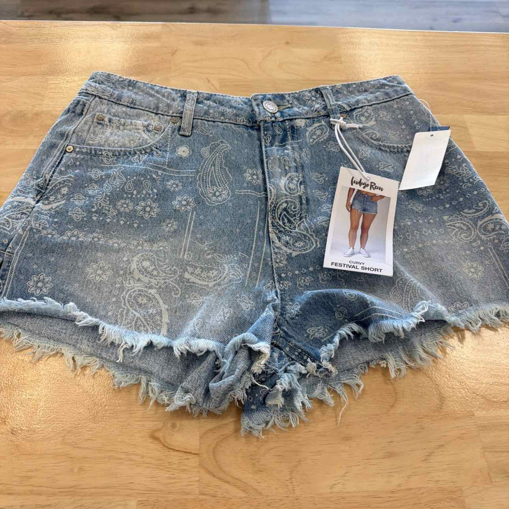 Indigo Rain Women Size 11 Blue New Shorts