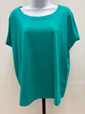 J Jill Size M Green Knit New Shirt