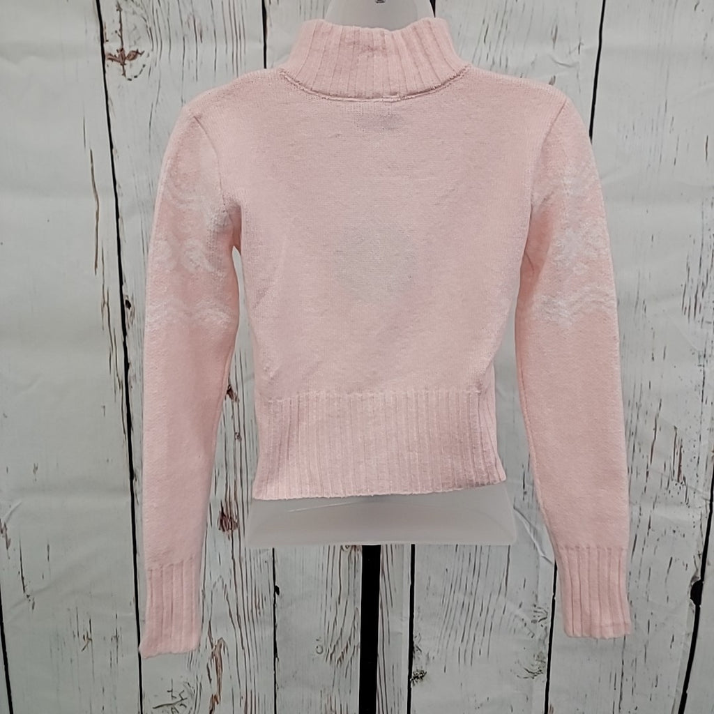 Planet Heart Size XS Pink Sweater