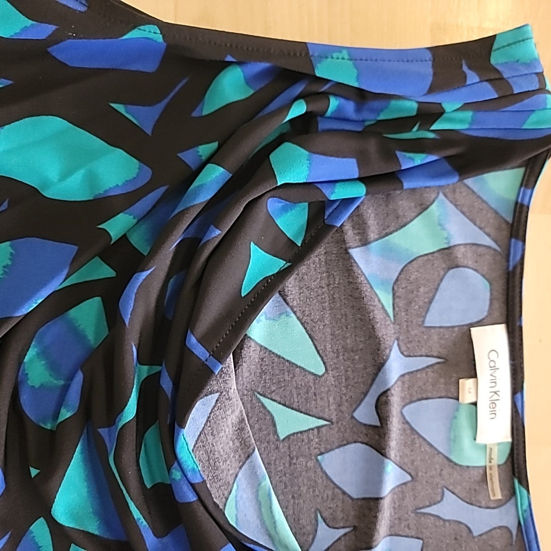 Calvin Klein Size M Blue Sleeveless