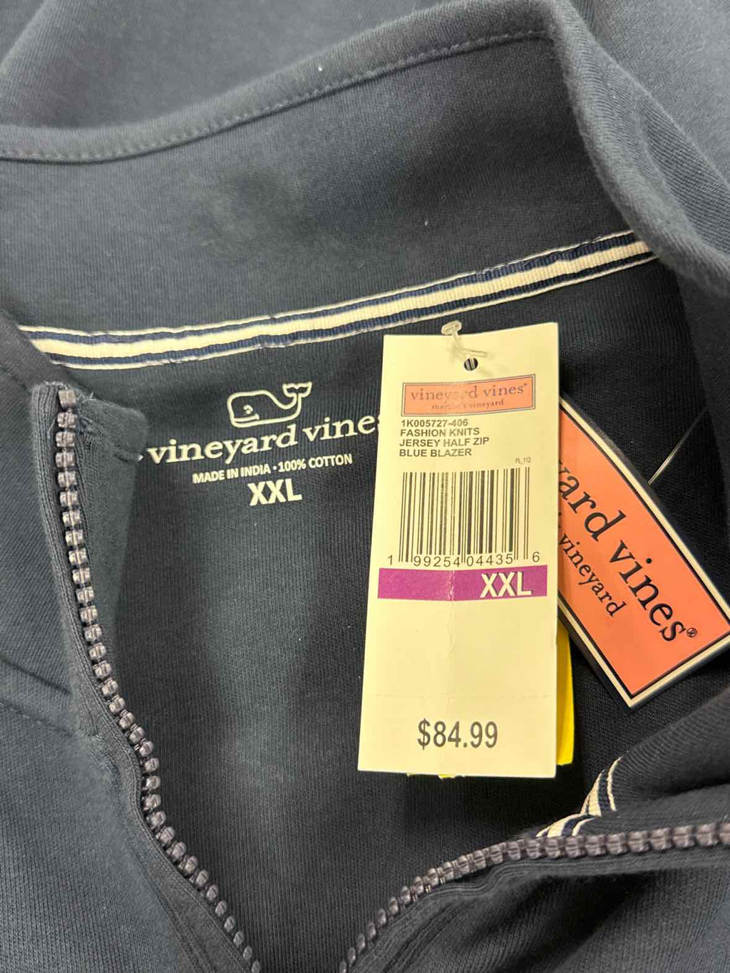 Vineyard Vines Size XXL Navy New MENS Pullover