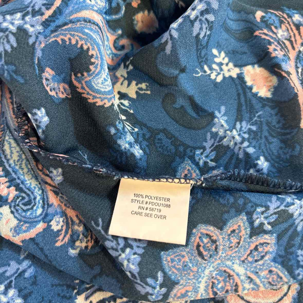 Notations Size PL Blue Pink Preloved Blouse SS